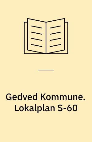 Gedved Kommune. Lokalplan S-60 : for boligområde i Søvind : forslag