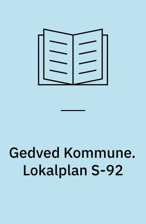 Gedved Kommune. Lokalplan S-92 : for et område til boligformål mellem Stenbjergvej og Smedevej syd for Sattrup by