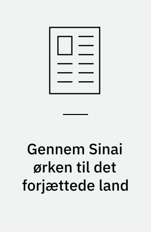 Gennem Sinai ørken til det forjættede land