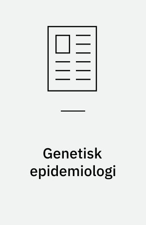Genetisk epidemiologi