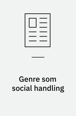 Genre som social handling