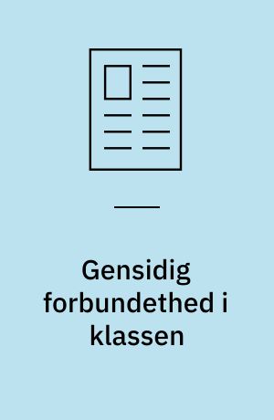 Gensidig forbundethed i klassen