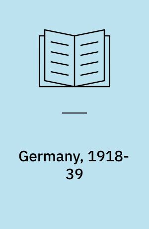 Germany, 1918-39 : GCSE modern world history for Edexcel