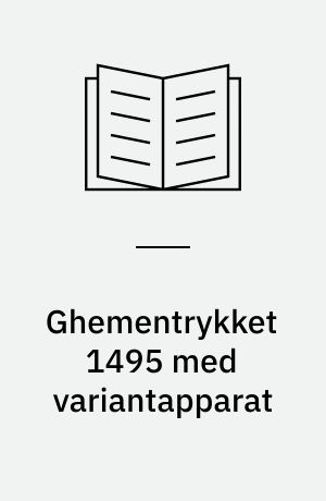 Ghementrykket 1495 med variantapparat