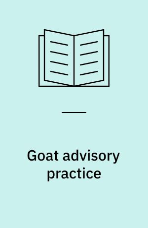 Goat advisory practice : refresher course for veterinarians, 1990 : venue: The Leura Resort, Leura NSW