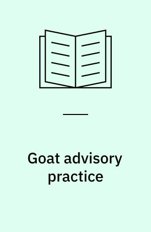 Goat advisory practice : refresher course for veterinarians, 1990 : venue: The Leura Resort, Leura NSW