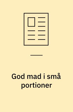 God mad i små portioner