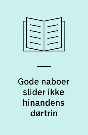 Gode naboer slider ikke hinandens dørtrin : fortællinger om fællesskabet i et jysk landområde : specialeafhandling til kanditateksamen