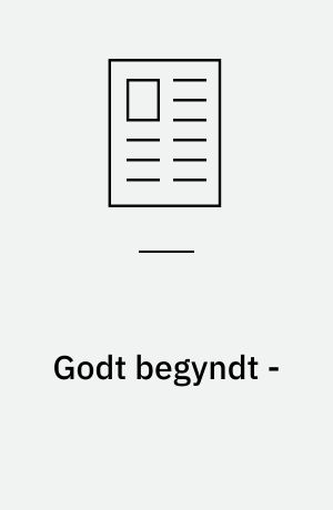 Godt begyndt - : in medias res - tegneserie-eksempler