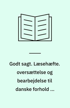 Godt sagt. Læsehæfte. oversættelse og bearbejdelse til danske forhold af Dorthe de Neergaard. Bind 5 : Emmas bog