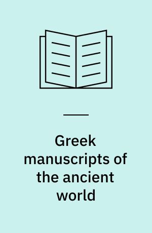 Greek manuscripts of the ancient world