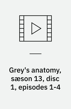Grey's anatomy, sæson 13, disc 1, episodes 1-4