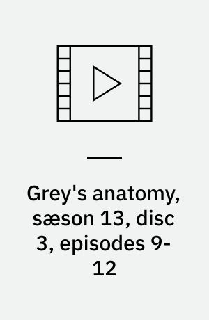 Grey's anatomy, sæson 13, disc 3, episodes 9-12