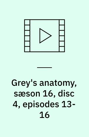 Grey's anatomy, sæson 16, disc 4, episodes 13-16