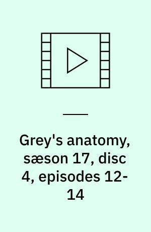 Grey's anatomy, sæson 17, disc 4, episodes 12-14