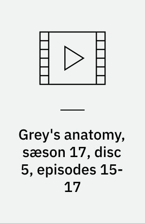 Grey's anatomy, sæson 17, disc 5, episodes 15-17