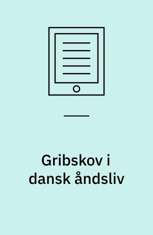 Gribskov i dansk åndsliv