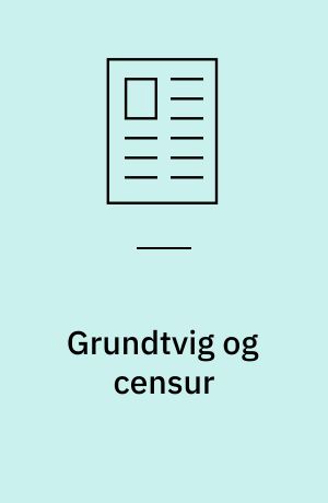 Grundtvig og censur