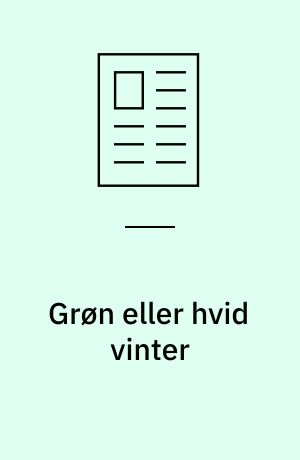 Grøn eller hvid vinter