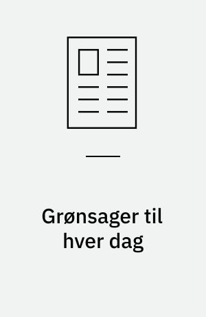 Grønsager til hver dag