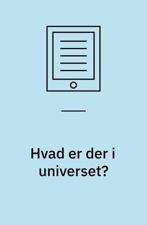 Hvad er der i universet?