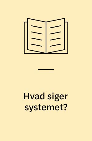 Hvad siger systemet? : et temahæfte der uddyber de ansattes synspunkter om handicapspørgsmål, brugerinvolvering og løsningsforslag og visioner : et fællesprojekt mellem De Samvirkende Invalideorganisationer og Social- og sundhedsforvaltningen i Roskilde Amt