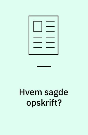 Hvem sagde opskrift? : om at arbejde med innovativ evaluering uden kogebog