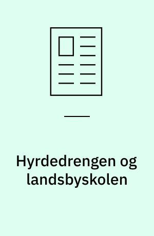 Hyrdedrengen og landsbyskolen