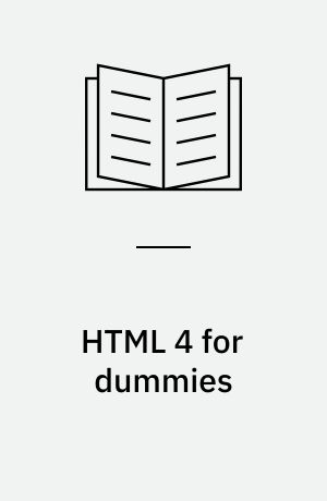 HTML 4 for dummies