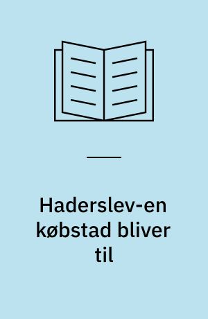 Haderslev-en købstad bliver til : udgravninger ved Starup og Møllestrømmen