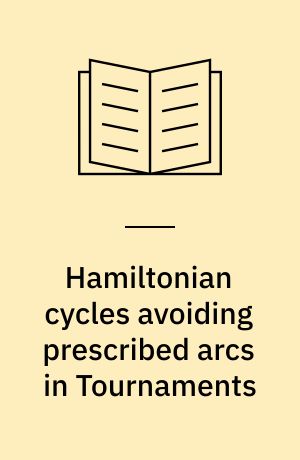 Hamiltonian cycles avoiding prescribed arcs in Tournaments