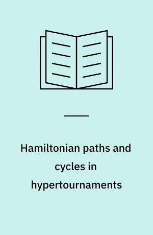 Hamiltonian paths and cycles in hypertournaments