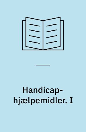 Handicap-hjælpemidler. I : Udbredelse blandt bevægelses- og hørehæmmede. - 1981. - 78 s.