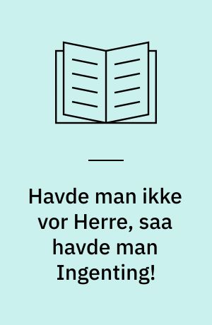 Havde man ikke vor Herre, saa havde man Ingenting! : om episk opløsning i H.C. Andersens eventyr og historier