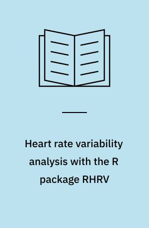Heart rate variability analysis with the R package RHRV