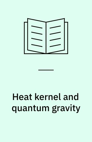 Heat kernel and quantum gravity