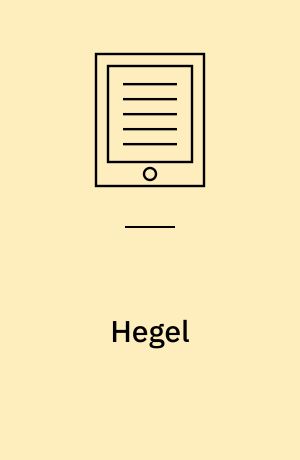 Hegel : religion, economics, and the politics of spirit, 1770-1807