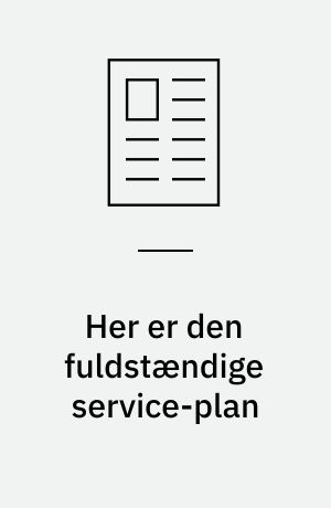 Her er den fuldstændige service-plan