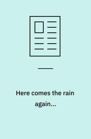 Here comes the rain again... : om den patosfyldte plasken, belyst gennem Jacobsen, Jensen, Sarvig og NordbrandtBegrebshistorie om patos som æstetisk kategori