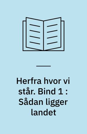 Herfra hvor vi står : Danmark under forvandling : et fotografisk øjebliksbillede. Bind 1 : Sådan ligger landet