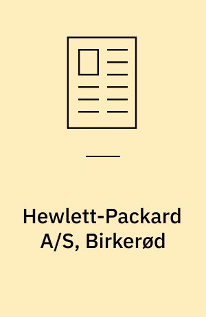 Hewlett-Packard A/S, Birkerød
