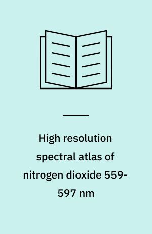 High resolution spectral atlas of nitrogen dioxide 559-597 nm