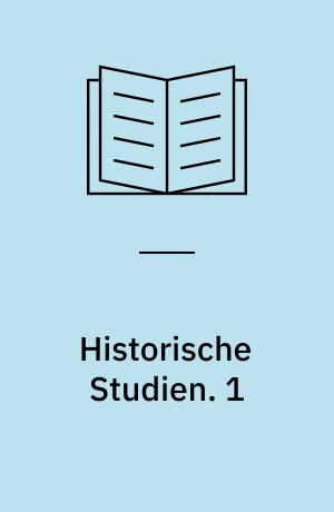 Historische Studien. 1