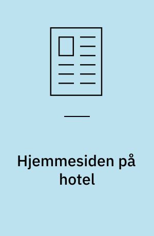 Hjemmesiden på hotel : webhosting