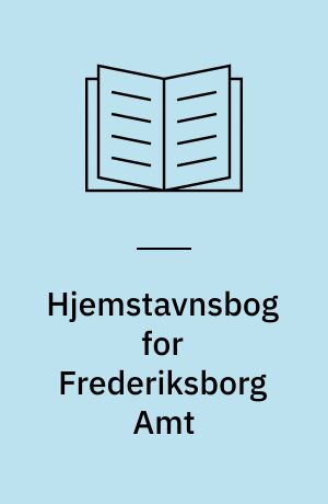 Hjemstavnsbog for Frederiksborg Amt