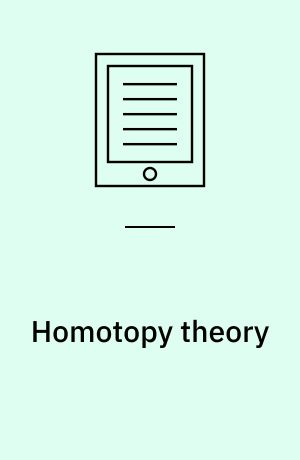 Homotopy theory