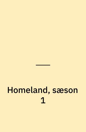 Homeland, sæson 1