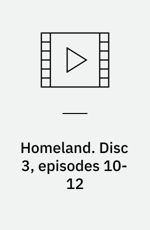 Homeland. Disc 3, episodes 10-12 (Stor skrift)