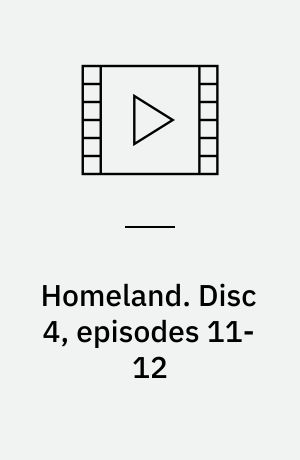 Homeland. Disc 4, episodes 11-12 (Stor skrift)