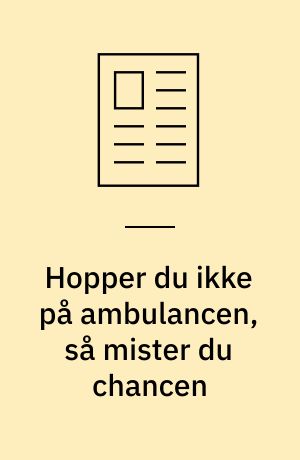 Hopper du ikke på ambulancen, så mister du chancen : socialpædagogiske indsatser i arbejdet med unge i bandegrupperinger set fra de unge bandemedlemmers perspektiver